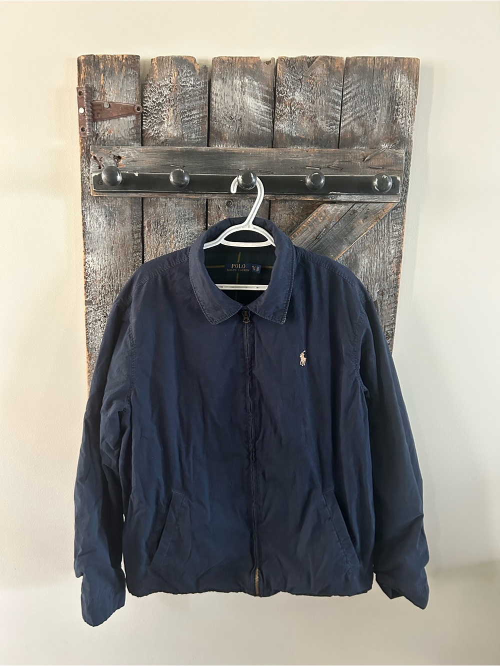 Men's Polo by Ralph Lauren Navy Harrington Jacket